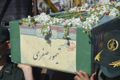 تشییع شهید مدافع حرم «تیمور صفری» در ساوه