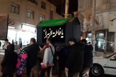 مراسم تشییع نمادین حضرت زهرا(س) در ساوه