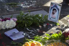 برگزاری مراسم شب آرزوها در گلزار شهدای ساوه