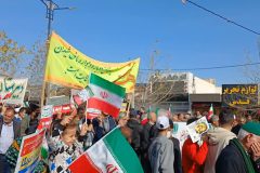 حضور پرشور مردم ساوه در راهپیمایی۲۲ بهمن