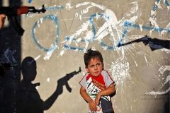 همدلی دانش‌آموزان ساوه با کودکان غزه