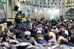 مراسم بزرگداشت شهدای خدمت در ساوه برگزار شد