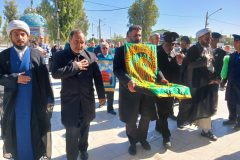 کاروان زیر «سایه خورشید» وارد ساوه شد