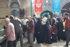 حضور پرشور ساوجی‌ها در ساعات اول رای‌گیری