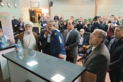آئین افتتاح نیروگاه خورشیدی در ساوه