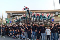 آئین طوق‌گردانی آغازگر شور محرم درساوه