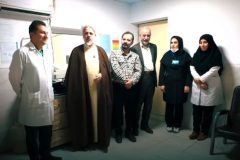بازدید امام جمعه ساوه از بخش پزشکی هسته‌ای بیمارستان مدرس