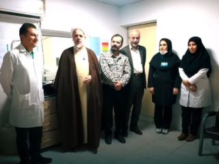 بازدید امام جمعه ساوه از بخش پزشکی هسته‌ای بیمارستان مدرس