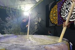 آیین سمنوپزان فاطمی در خانه تاریخی مقدس‌زاده ساوه