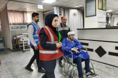 برگزاری مانور تخلیه اضطراری در بیمارستان  مدرس ساوه