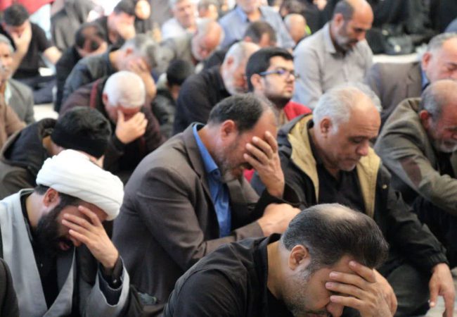 عزاداری روز شهادت حضرت زهرا(س) برگزار شد