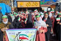 دانش‌آموزان ساوجی پای کار مبارزه با استکبار جهانی