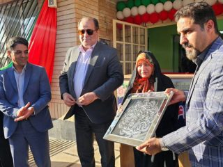 آیین افتتاحیه مدرسه ۶ کلاسه حاج ابوالفضل طبیبی