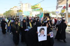 فریاد استکبارستیزی در ساوه پیچید