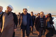 بازدید معاون وزیر جهاد کشاورزی از محل احداث روستابازار در ساوه