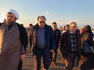 بازدید معاون وزیر جهاد کشاورزی از محل احداث روستابازار در ساوه