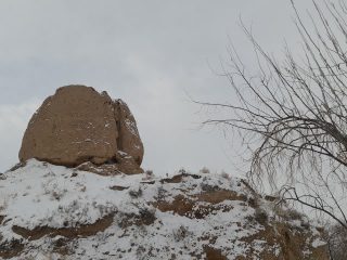 روزهای برفی روستای جوشقان‌‌