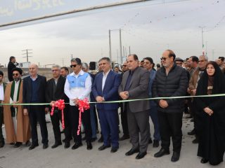 کنار گذر جنوب شهر ساوه افتتاح شد