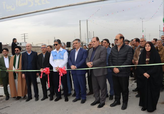 کنار گذر جنوب شهر ساوه افتتاح شد