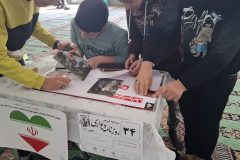 رقابت خلاقانه دانش‌آموزان در مصلای امام علی(ع) ساوه