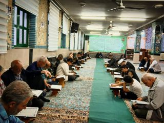 محافل جزءخوانی قرآن کریم در مساجد ساوه